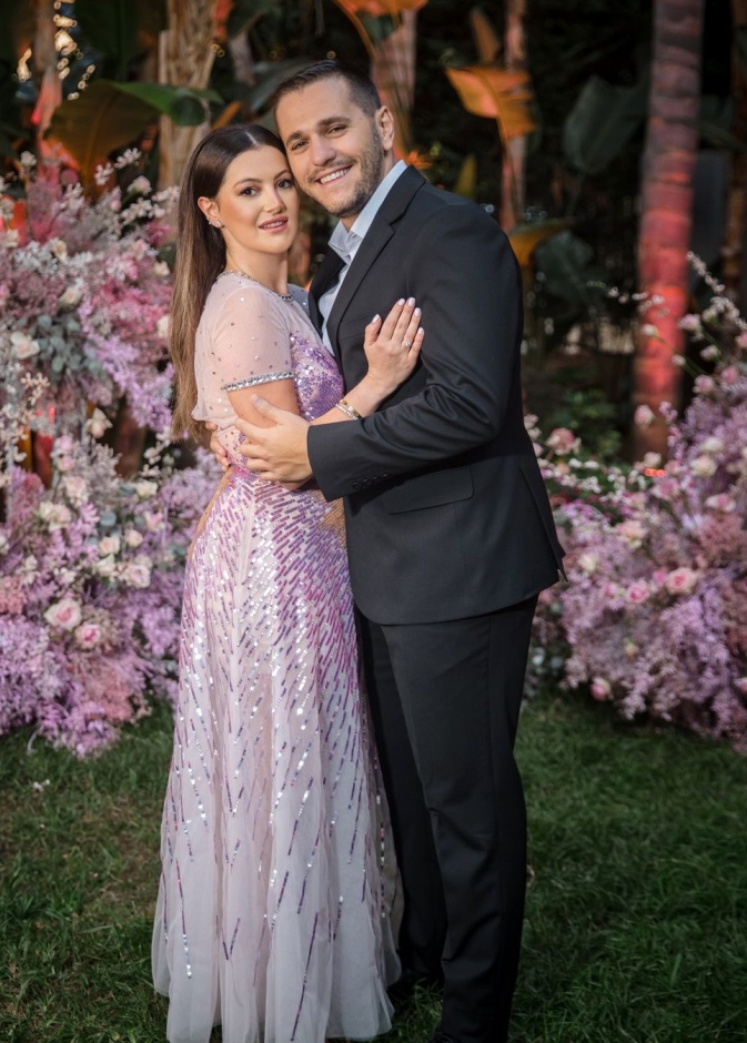 دانا الحلاني في حفل خطوبتها