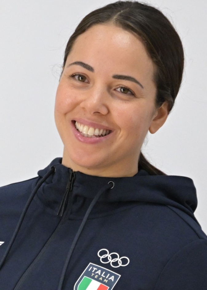 العداءة الايطالية Alice Volpi ببشرة نقية- الصورة من وكالة AFP