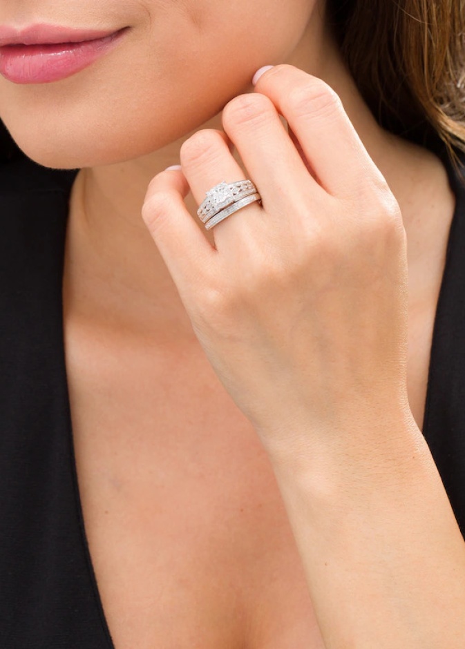 خاتم توينز الماس عنوان العروس صاحبة الذوق الرفيع