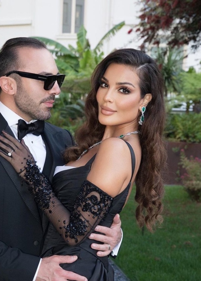 نادين نجيم وخطيبها