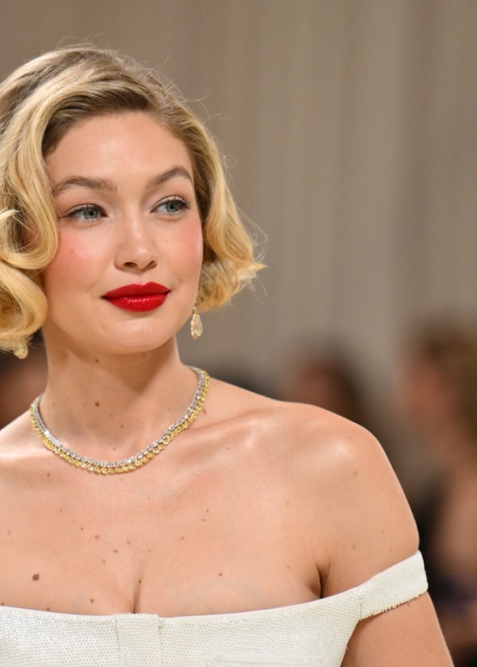 "جيجي حديد" في حفل "ميت غالا" 2024- الصورة من AFP