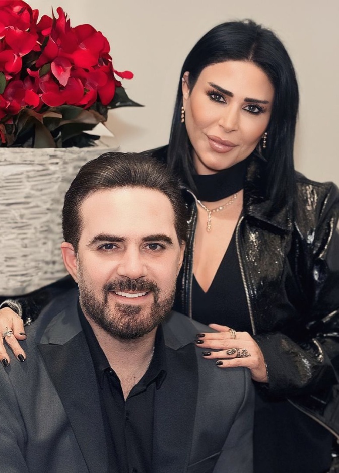 وائل جسار وزوجته من جلسه تصوير حديثة 