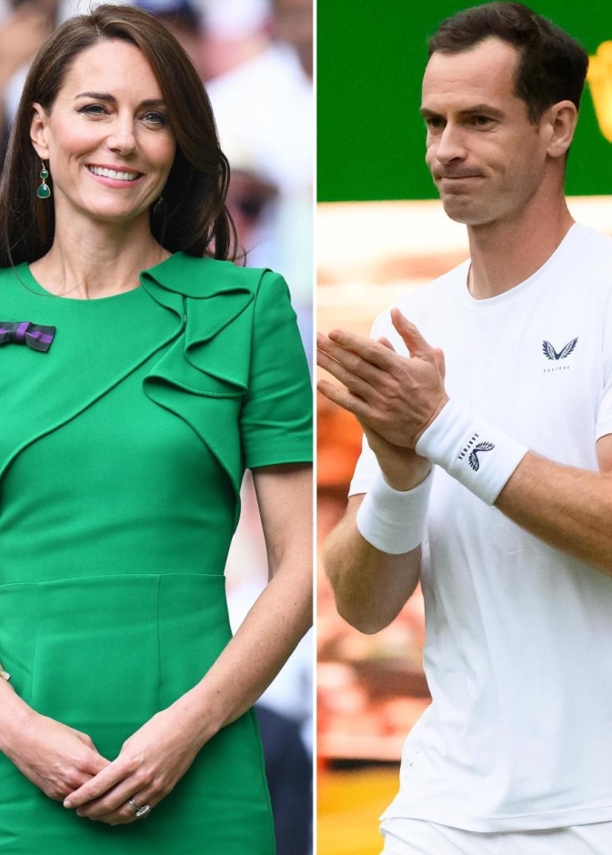 كيت ميدلتون توجه رسالة شخصية إلى آندي موراي 