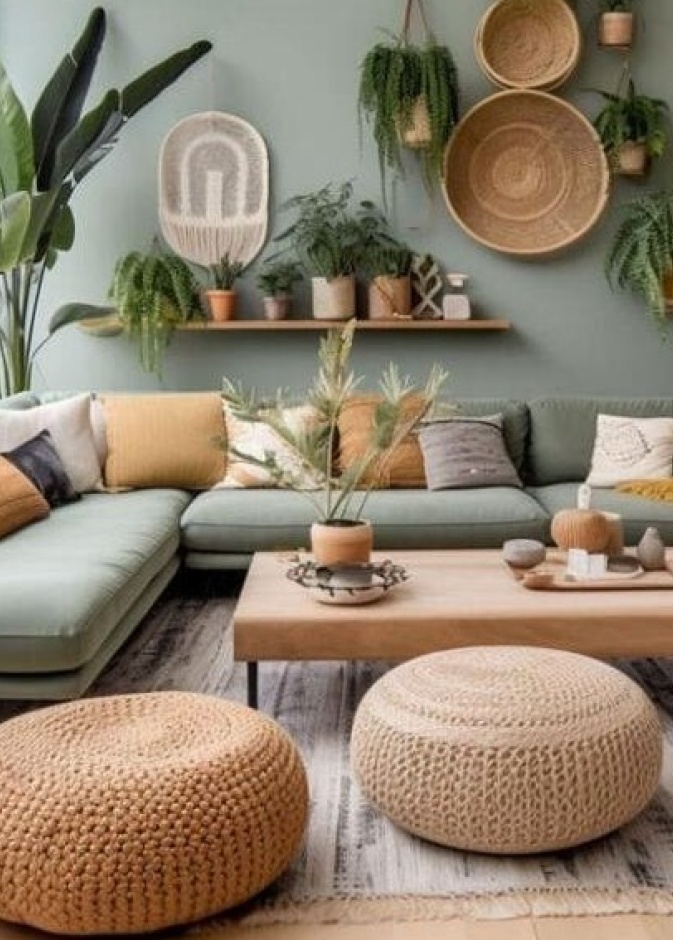 يمكن أن تصبح الأريكة كبيرة الحجم  النقطة المحورية للتصميم