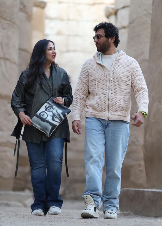 حسن الرداد وايمي سمير غانم في الأقصر 