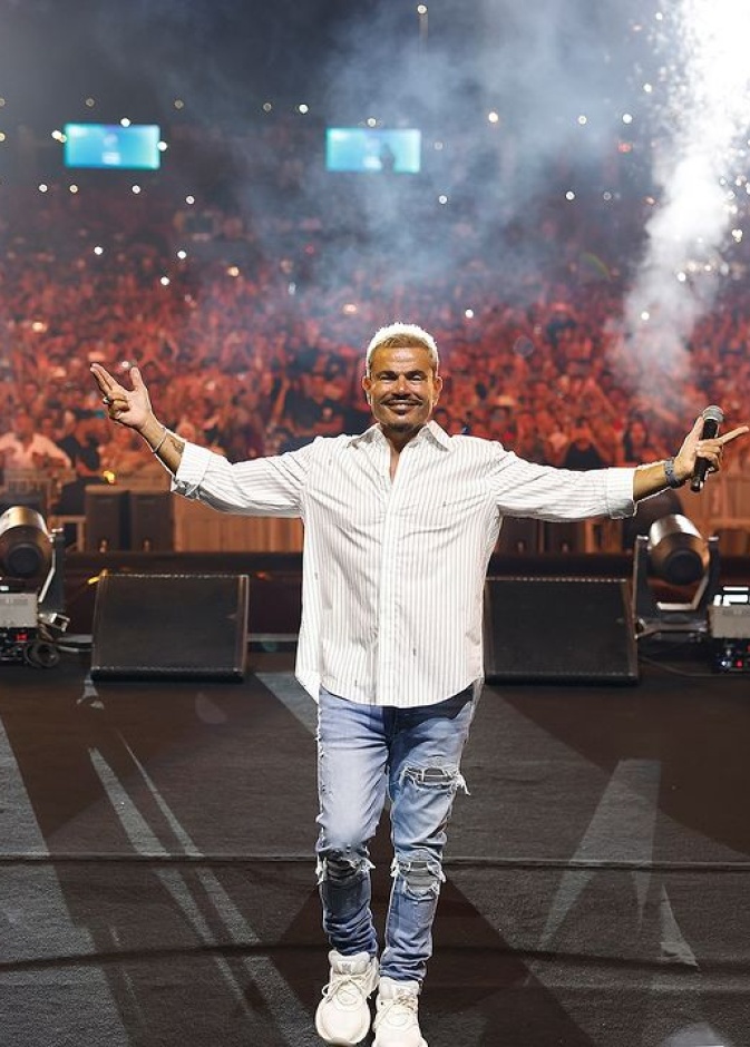 حفل عمرو دياب في العلمين الجديدة 