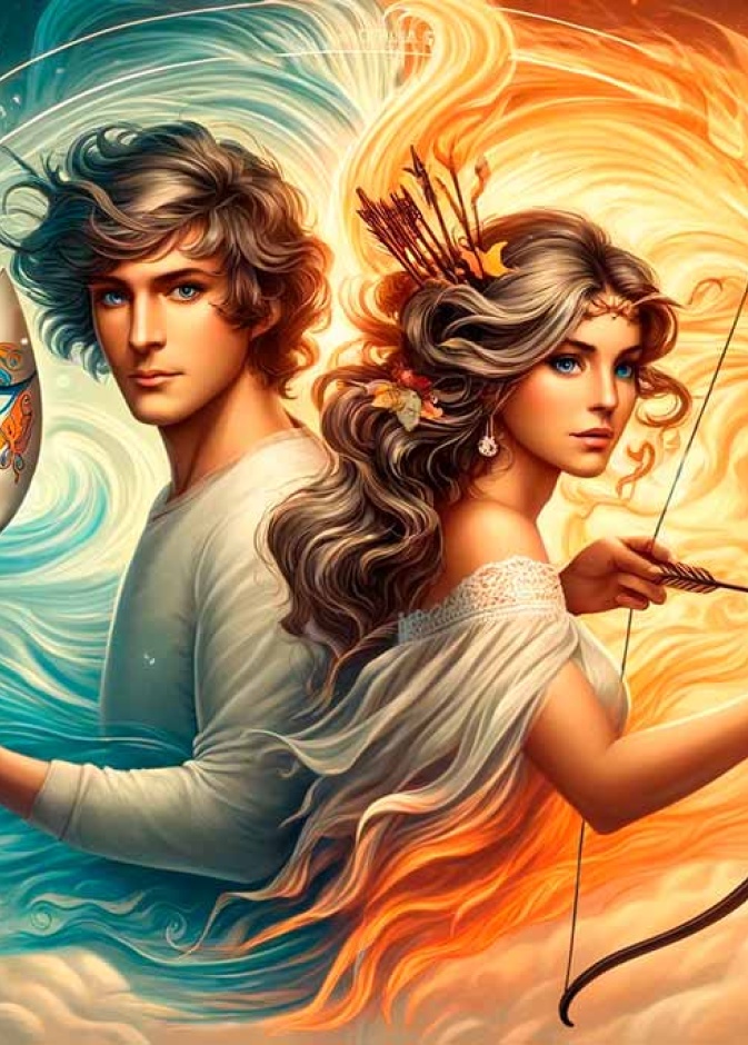 تقدم القمر مع تشيرون يحمل بشائر لمواليد الجوزاء والقوس