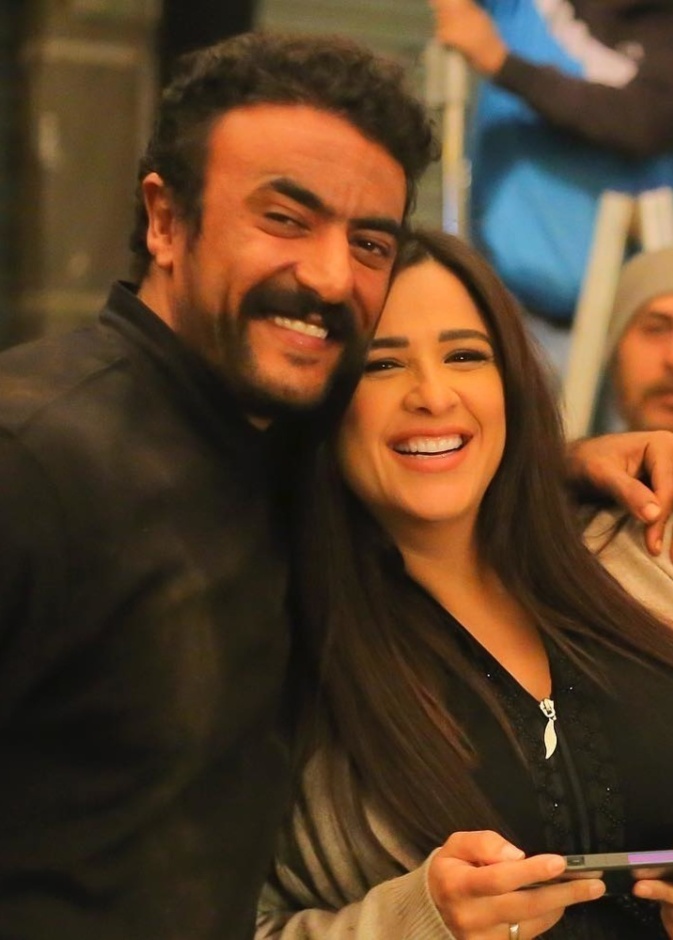 ياسمين عبد العزيز وأحمد العوضي