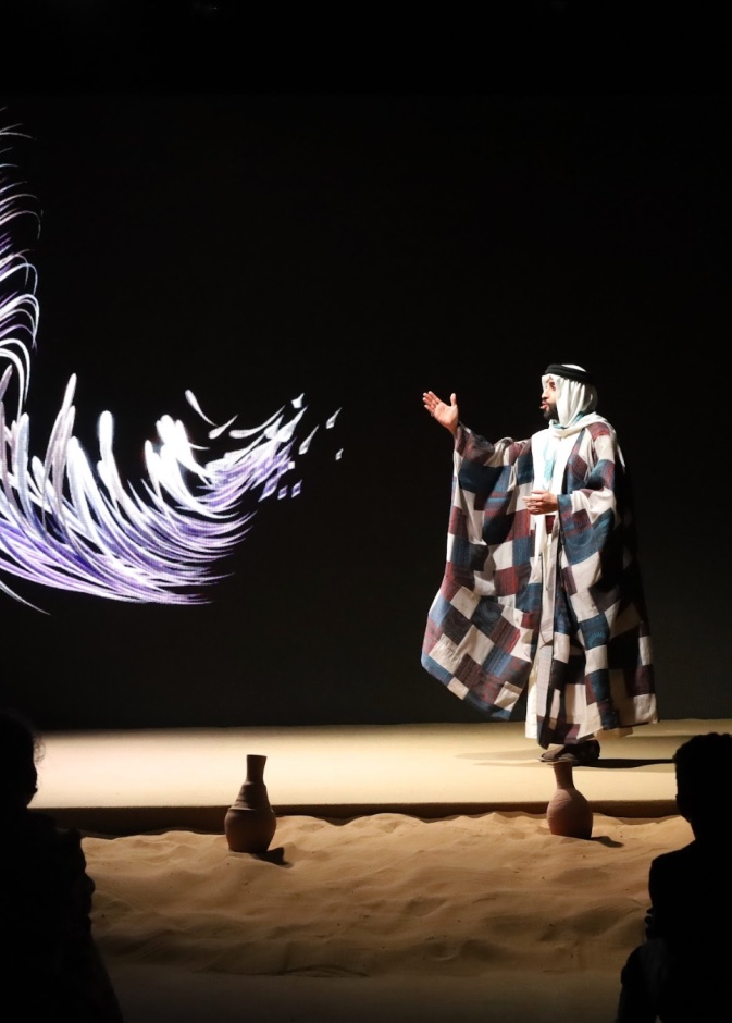 خاص "هي": العنود الحجيلان وسارة الشميمري تنشدان شجاعية الإبل في مسرحية "شجاع" الموسيقية 