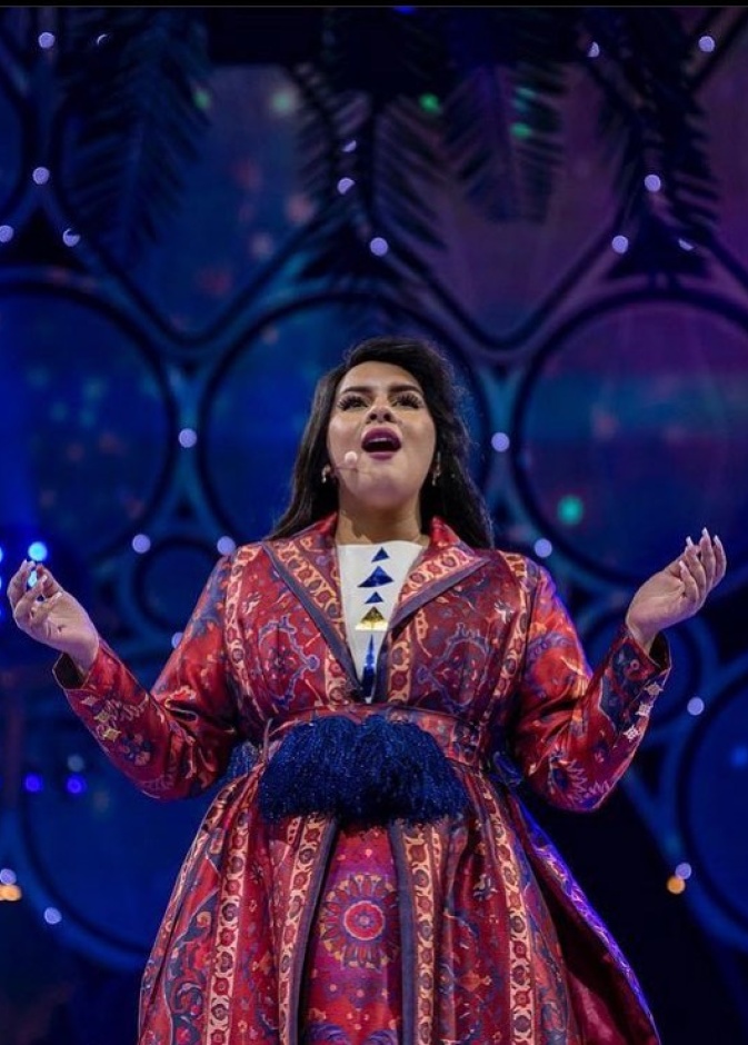 ريماز عقبي تشارك في مهرجان الأوبرا الدولي الصورة من حسابها