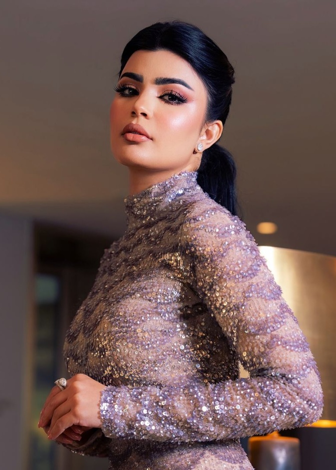 إطلالات ميلا الزهراني بالمكياج المشرق