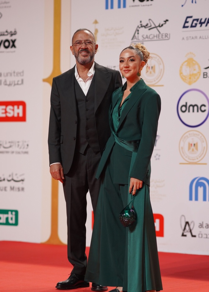 أشرف عبدالباقي وابنته زينة