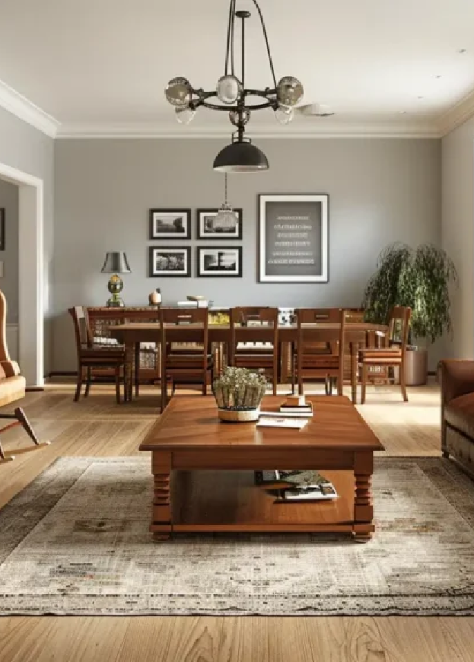 إنشاء التباين مهمًا عندما تلتقي قطع الأثاث بالأرضيات