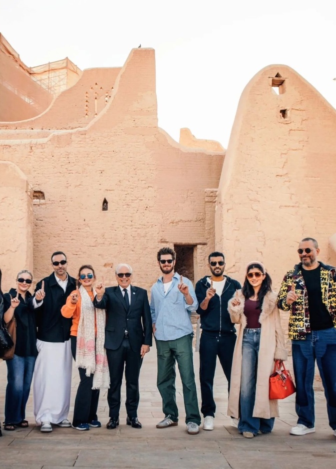 اندرو غارفيلد في الدرعية