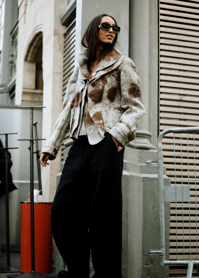 إطلالة من street style