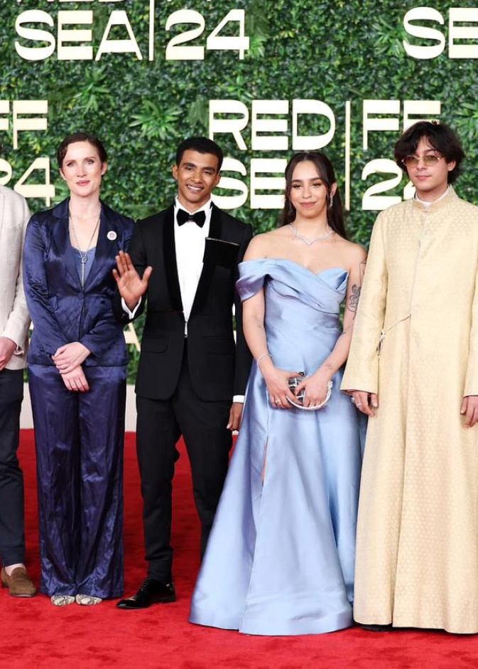 النجوم في عرض فيلم "سلمى وقمر"