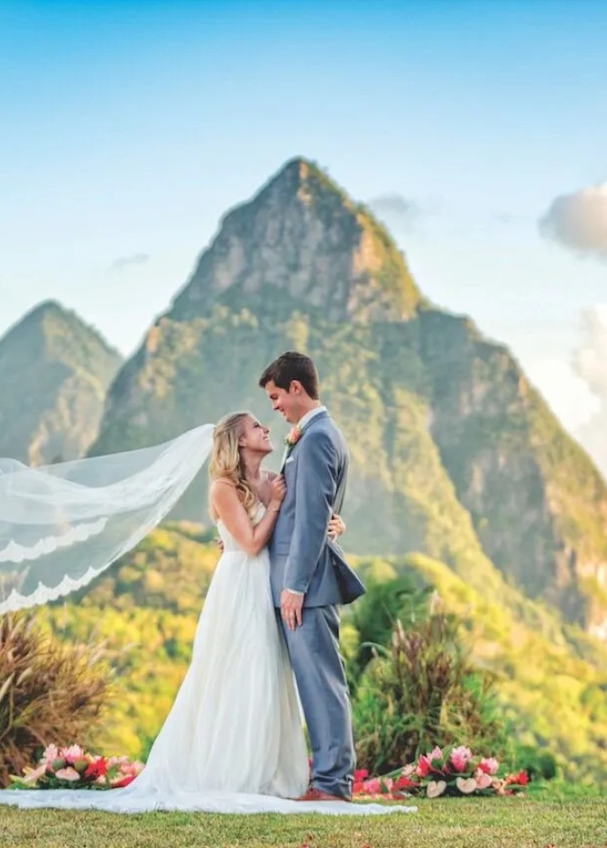 إقامة حفل زفاف في منطقة البحر الكاريبي