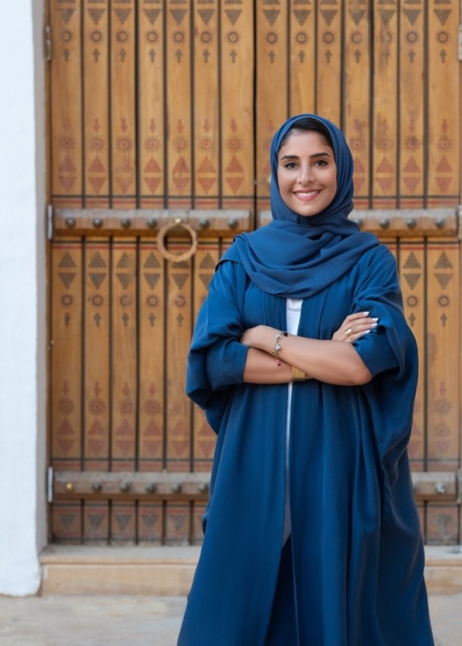 حصة العجاجي الصورة خاصة بمجلة هي من تصوير علي المتروك