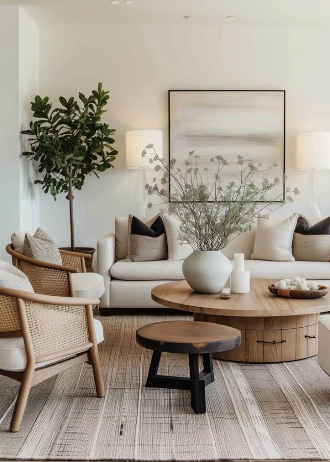 الكثير من الأثاث الزائد عن الحاجة، يمكن أن يجعل غرفة المعيشة مزدحمة وغير مريحة