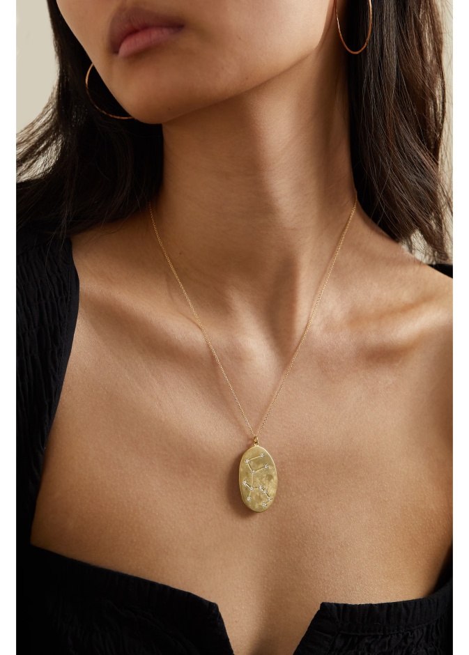 قلادة Zodiac Aquarius من بروك جريكسون Brooke Gregson