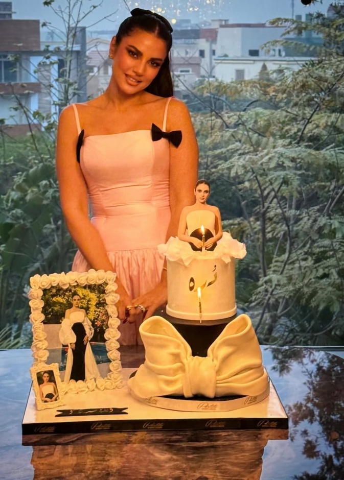 درة في حفل بعيد ميلادها