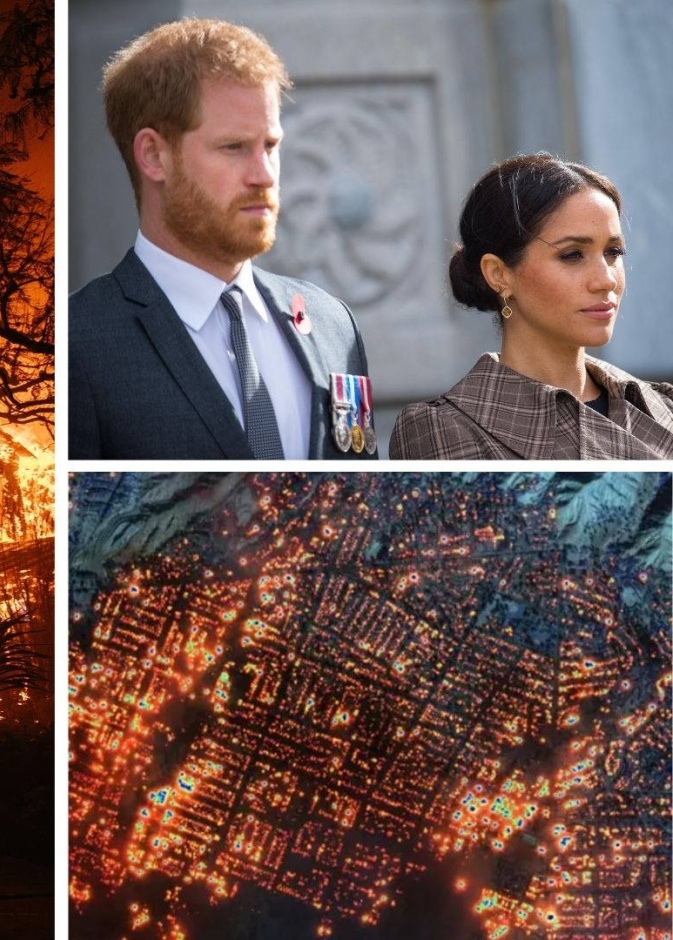 هاري وميغان يفتحان قصرهما أمام المتضررين من حرائق لوس أنجلوس