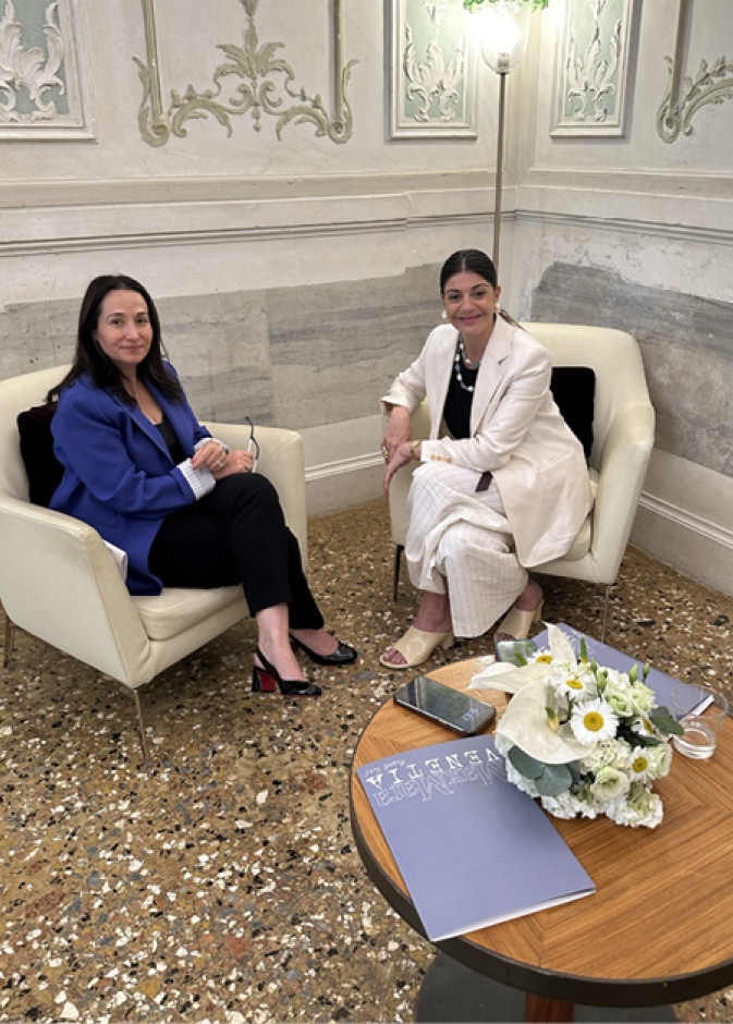 ماريا جوليا ماراموتي جيرمانيتي تكشف لـ"هي" رسالة دار "ماكس مارا" ومستقبلها وتفاصيل دعمها المرأة الطموحة