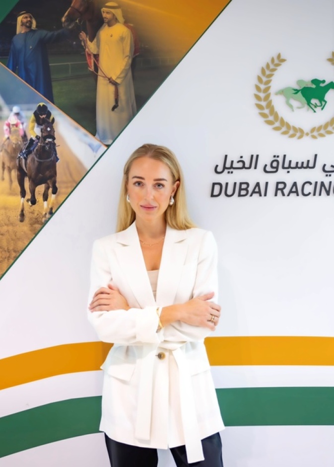 صوفي ريان رئيسة الاتصالات المؤسسية في نادي دبي لسباق الخيل