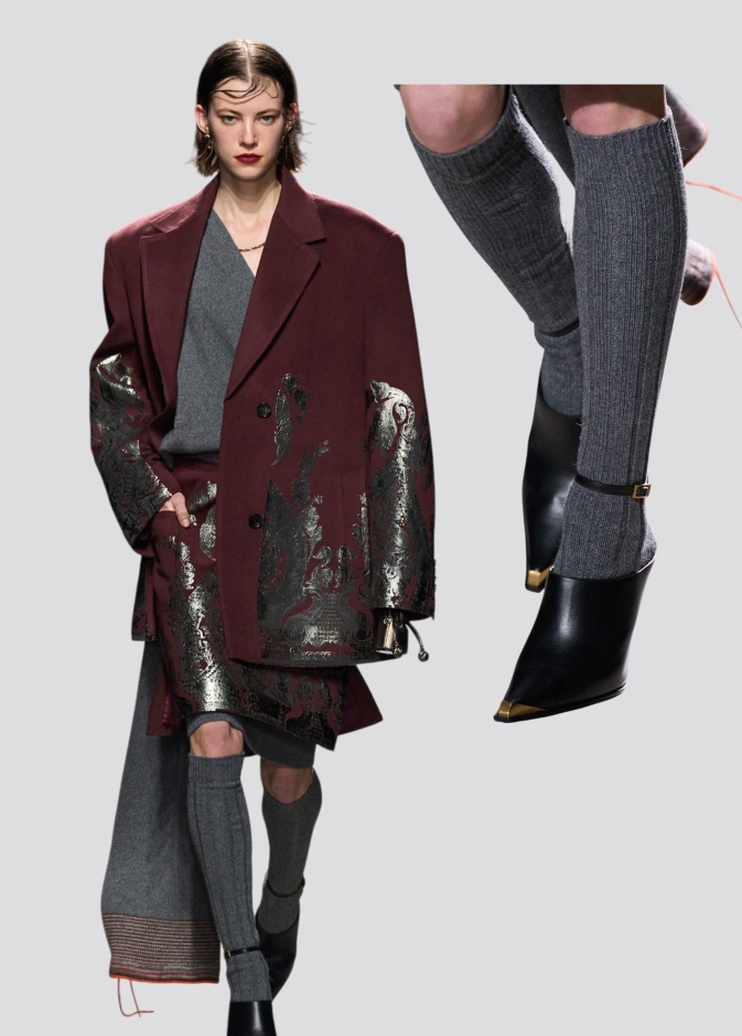 الجوارب تعود لواجهة الموضة كتعبير عصري عن الاختلاف والجرأة