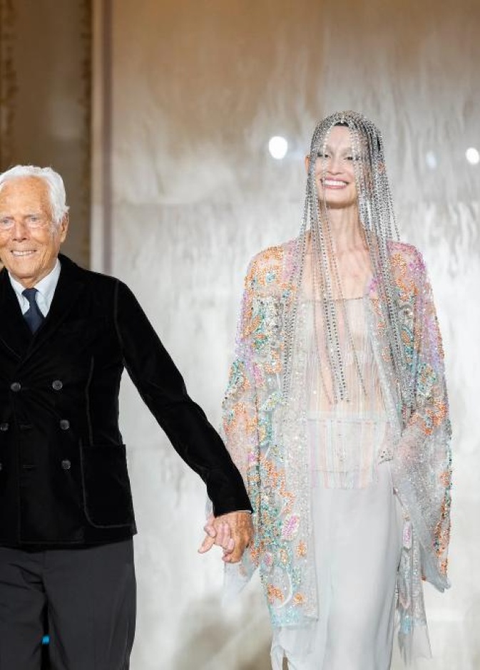 جورجيو أرماني من عرض جورجيو أرماني بريفيه 2025