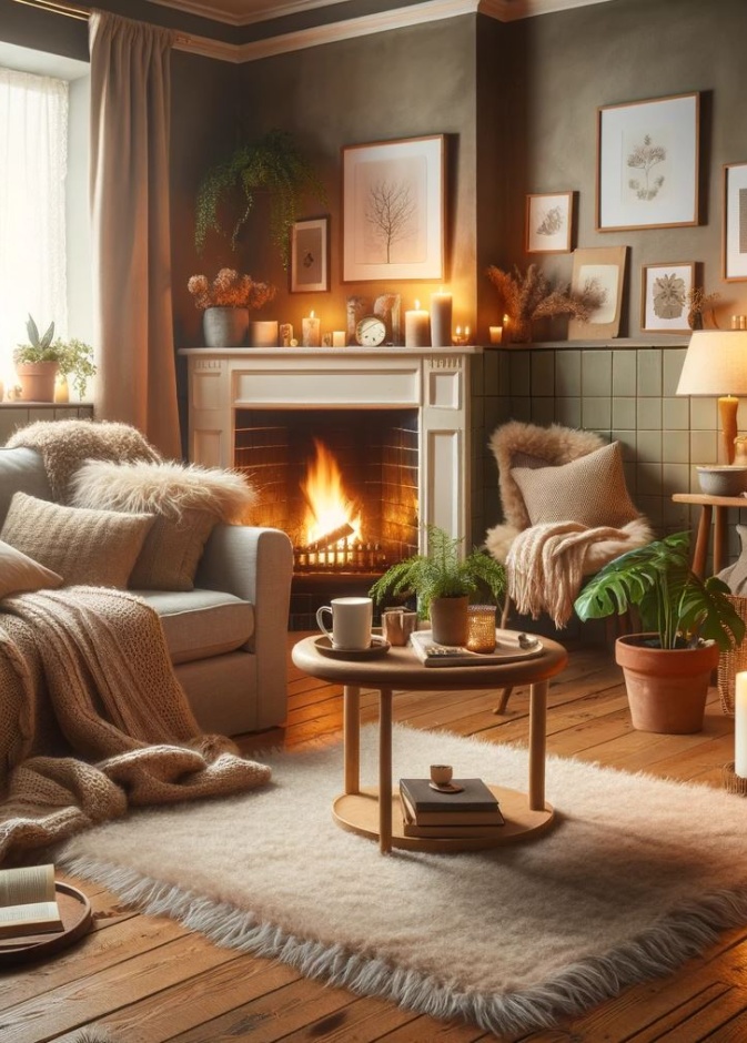 ديكور مريحة لملاذ آمن ودافئ