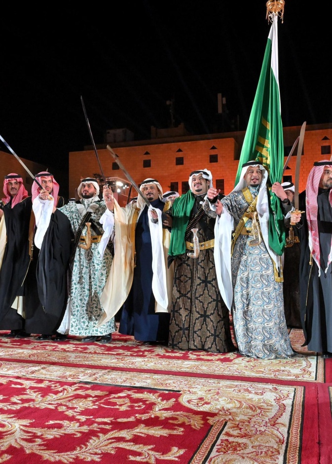 "غينيس" توثق أكبر عرضة سعودية احتفاء بذكرى يوم التأسيس
