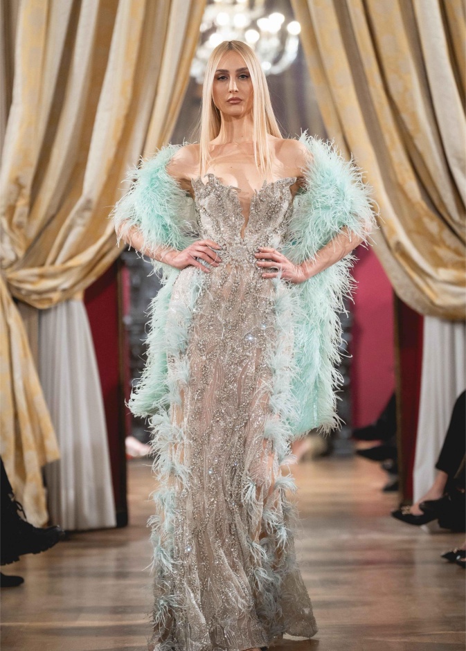 من مجموعة الهوت كوتور لعام 2025 للمصمم نبيل يونس