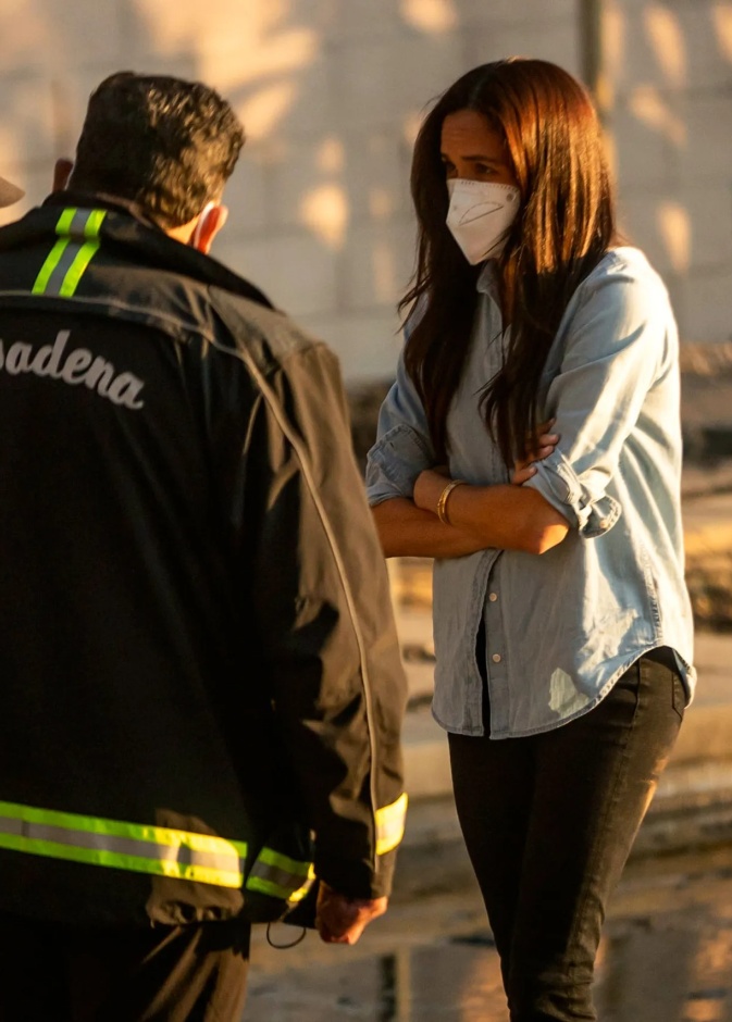 ميغان ماركل عن مساعدة المتضررين من حرائق كاليفورنيا