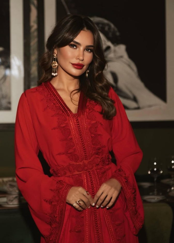 المؤثرة المغربية مريم الابيض - صورة من حسابها على انستغرام.