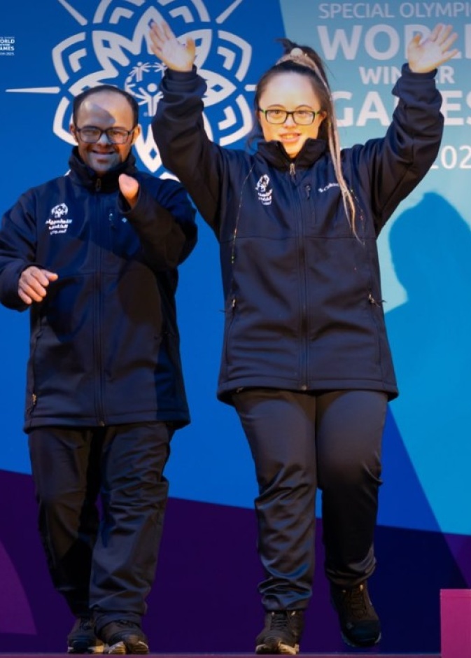 الزهراني وفلمبان يصنعان التاريخ.. إنجاز سعودي مشرف في الأولمبياد الشتوي الخاص