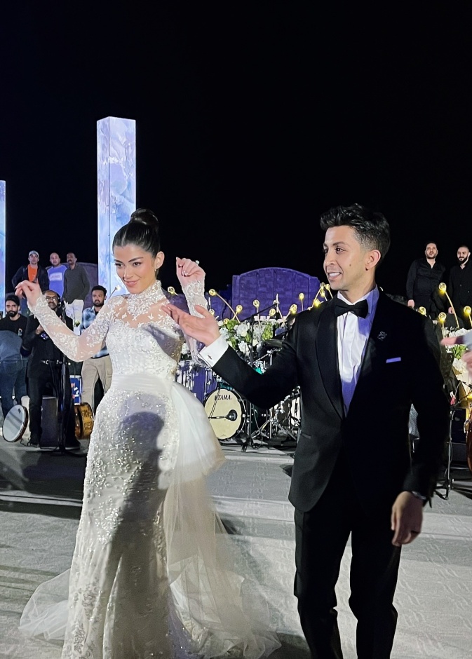 زفاف ليلى أحمد زاهر وهشام جمال