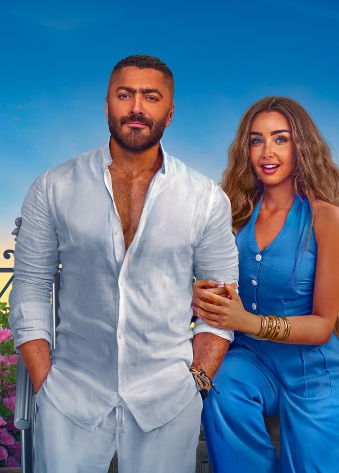 تعاون جديد بين تامر حسني وهنا الزاهد في فيلم ريستارت
