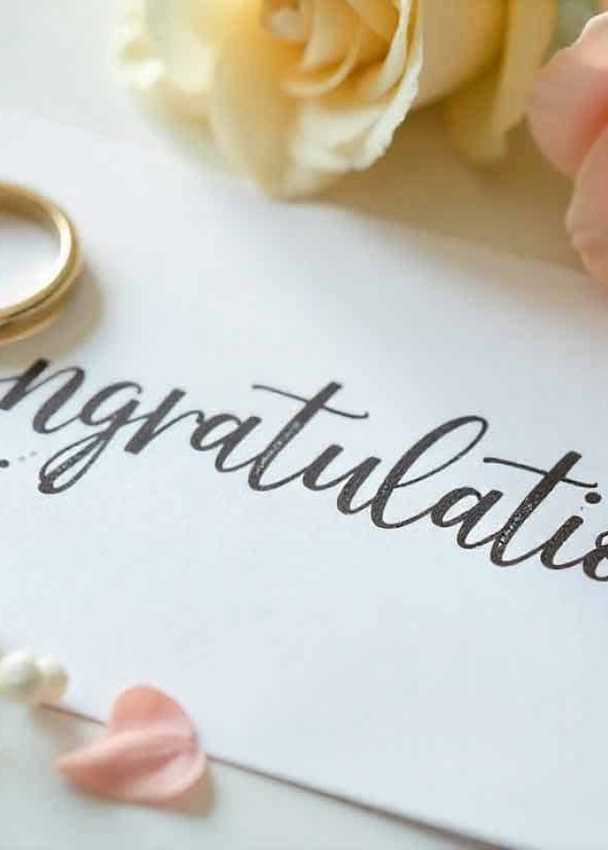 عبارات تهنئة عقد قران