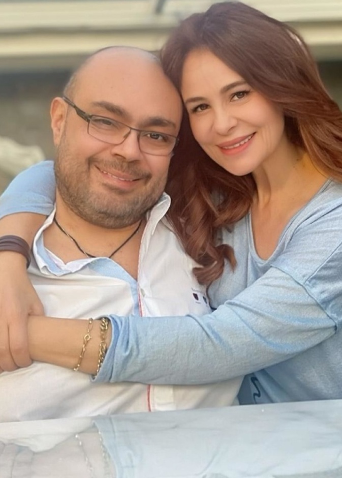 كارول سماحة وزوجها الراحل وليد مصطفى