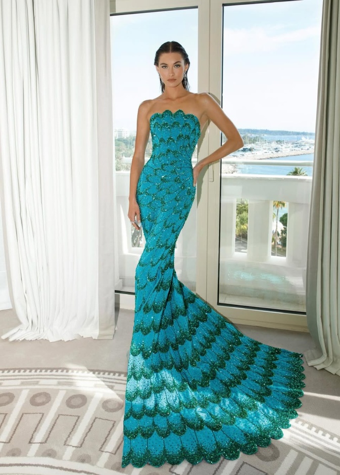 Grace Elizabeth في إطلالة بفستان أخضر لافت من تصميم وعد العقيلي