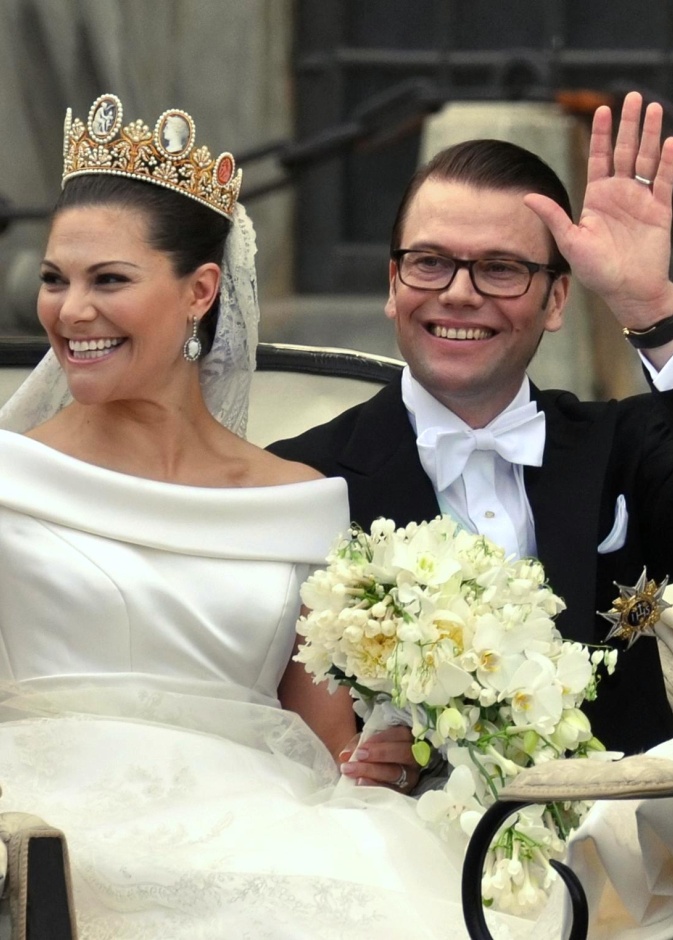 الأميرة فيكتوريا ولية عهد السويد Victoria, Crown Princess of Sweden والأمير دانيال Prince Daniel, Duke of Västergötland