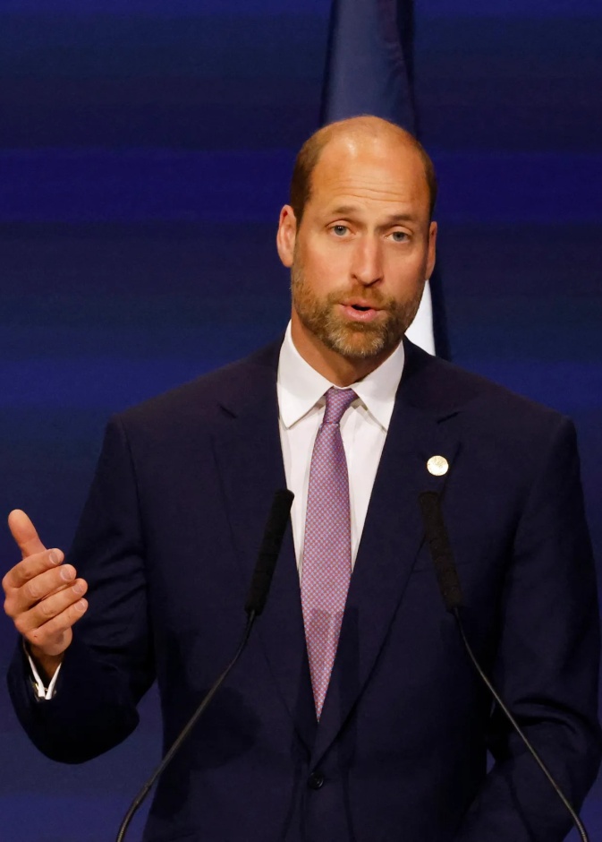 فرنسية الأمير وليام تبهر حضور المنتدى الاقتصادي في موناكو