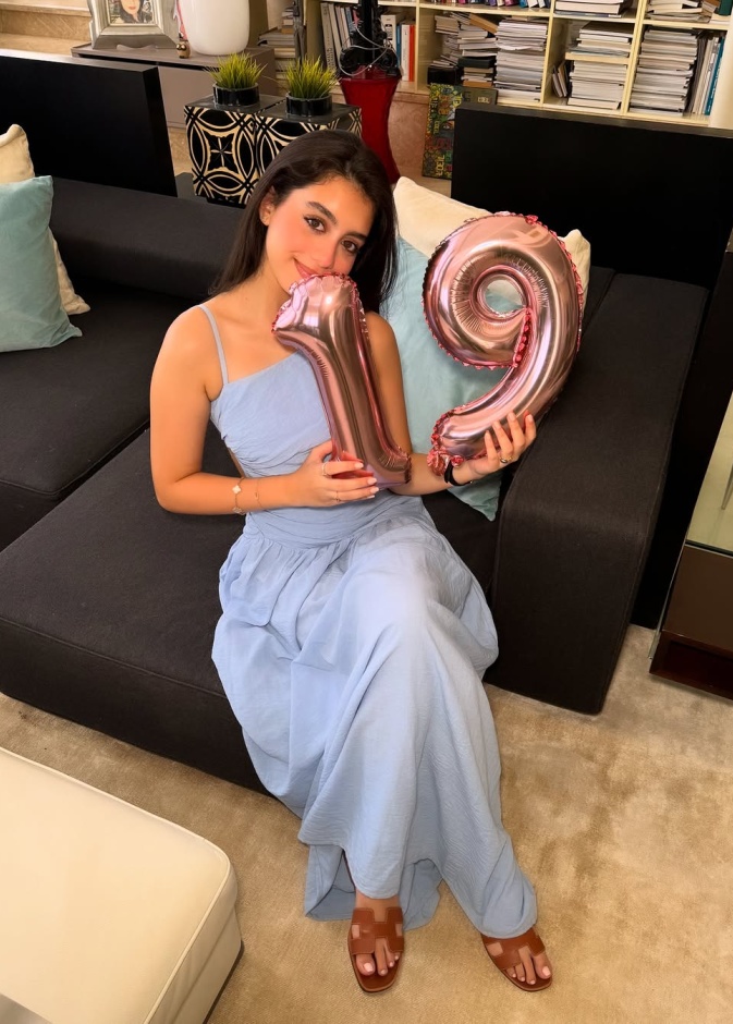 ياسمينا العبد في عيد ميلادها الـ 19