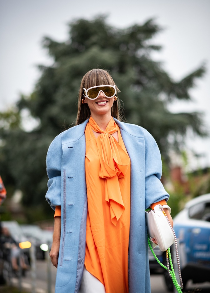 إطلالة من street style