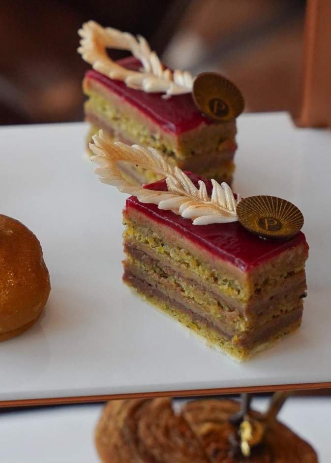 Pistachio Opera Cake