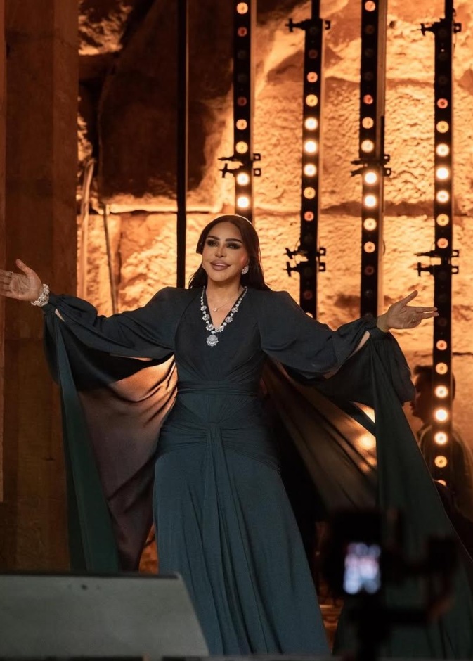 أحلام الشامسي من حفلها في جرش بالأردن