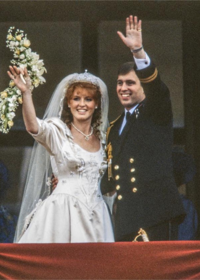 الأمير أندرو Prince Andrew وسارة فيرغسون Sarah Ferguson