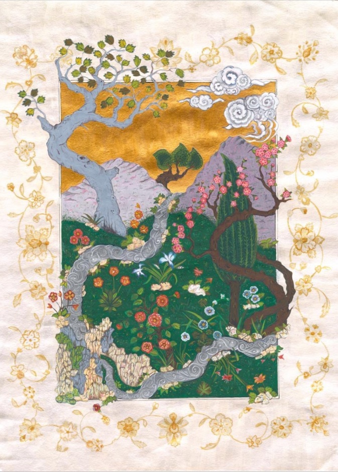 خاص بـ"هي": الفنانة السعودية زينب أبو حسين تعيد تشكيل المنمنمات في أعمال معاصرة مستلهمة من التراث