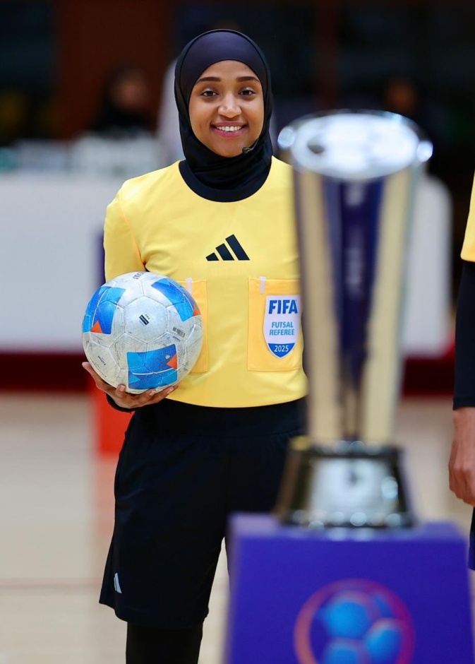 الحكمة السعودية ريم البيشي ضمن حكام كأس العالم لكرة قدم الصالات في الفلبين
